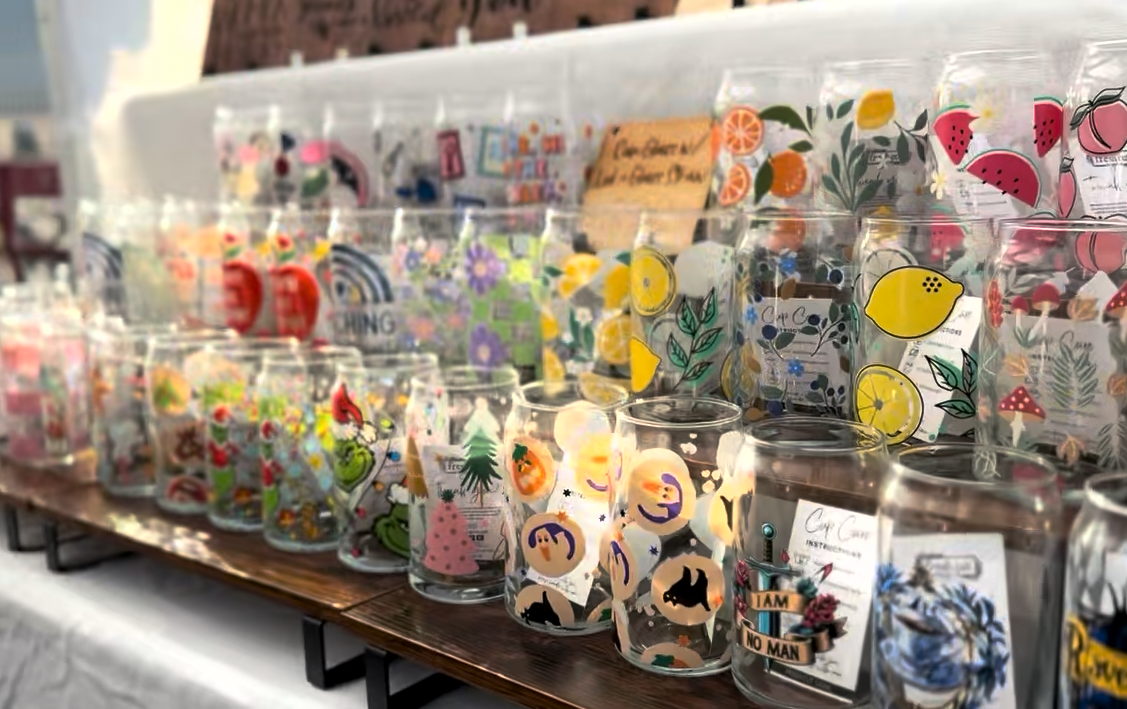 16 oz Can Glass - Fresh Cut Signs