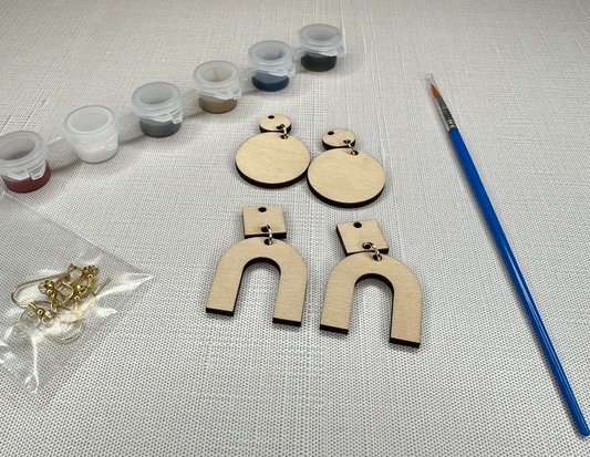 Abstract Earrings Paint Kit - Fresh Cut Signs