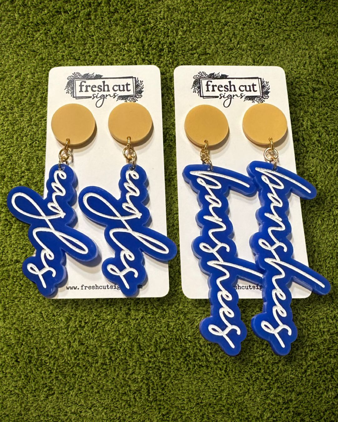 Bethlehem School Spirit Earrings - Fresh Cut Signs