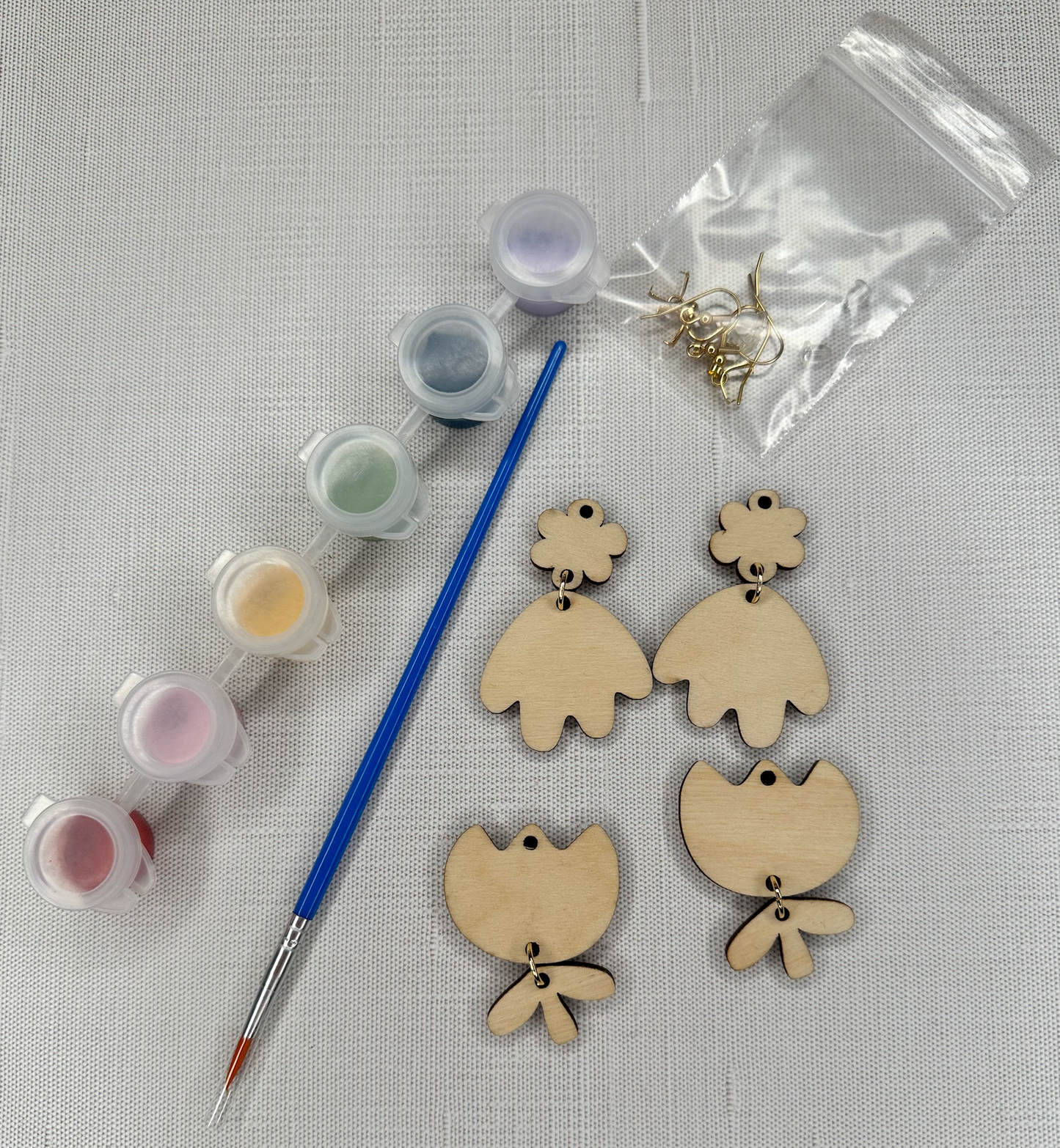 Floral Earrings Paint Kit - Fresh Cut Signs