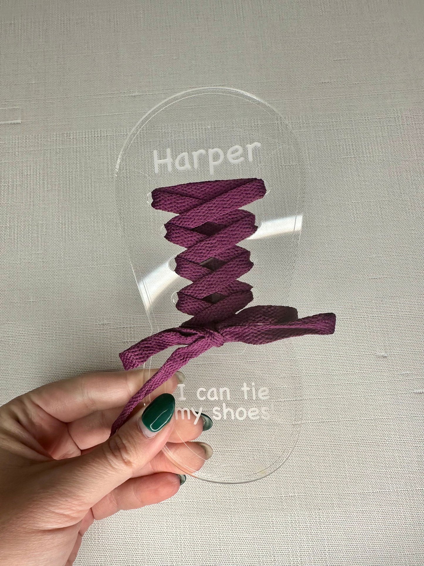 I Can Tie My Shoes! Practice - Fresh Cut Signs