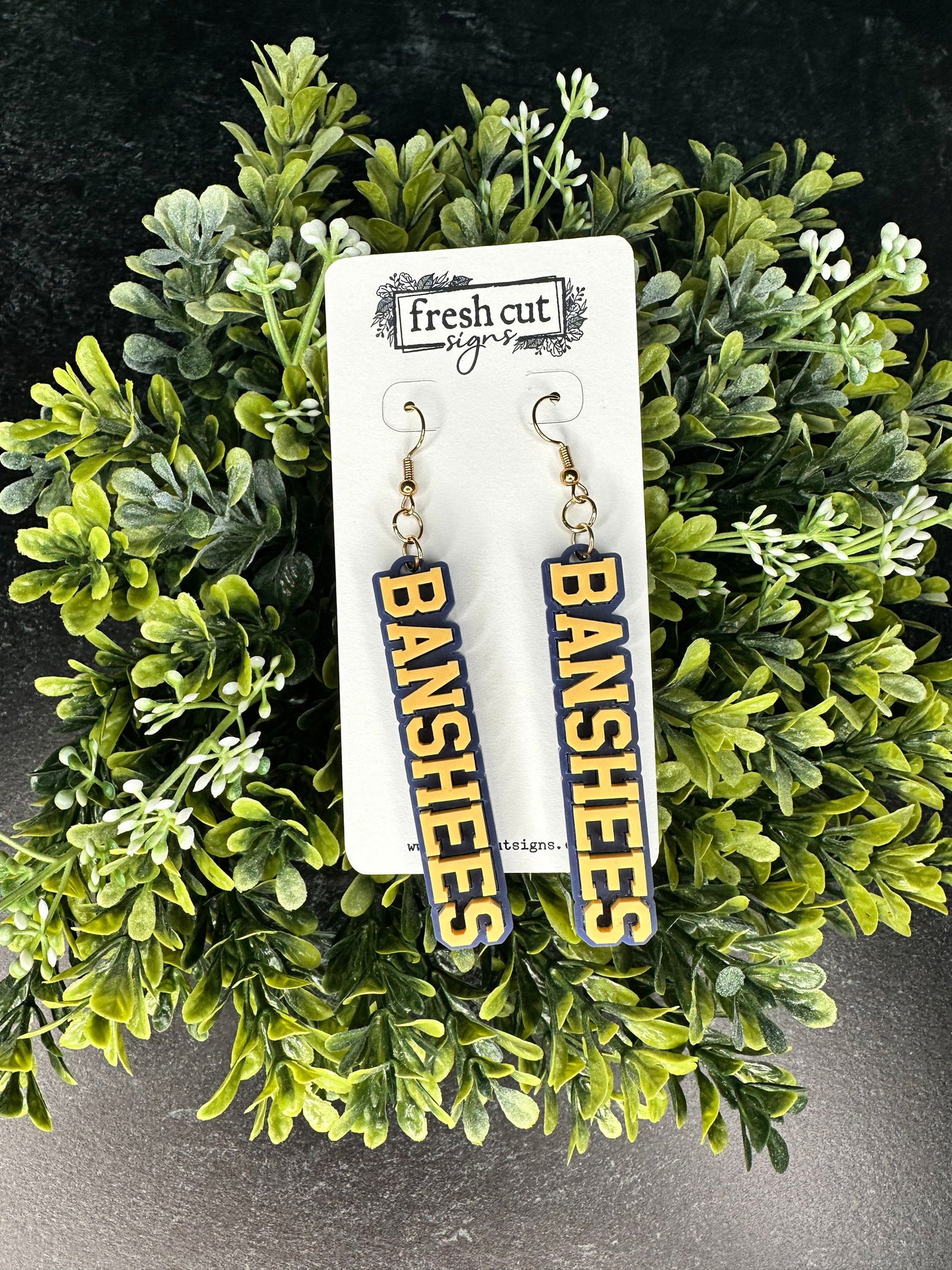 Bethlehem Jersey Earrings - Fresh Cut Signs