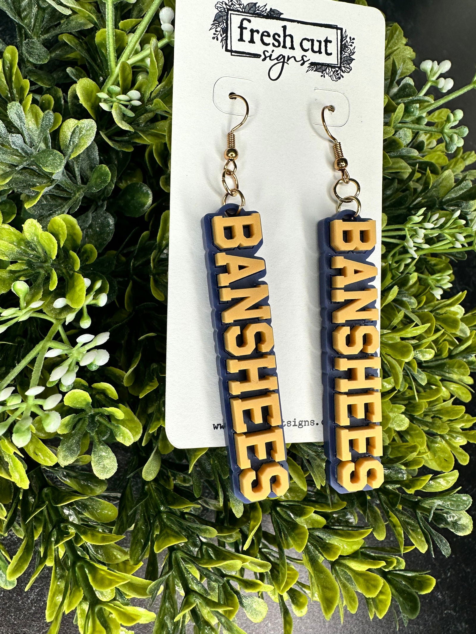 Bethlehem Jersey Earrings - Fresh Cut Signs