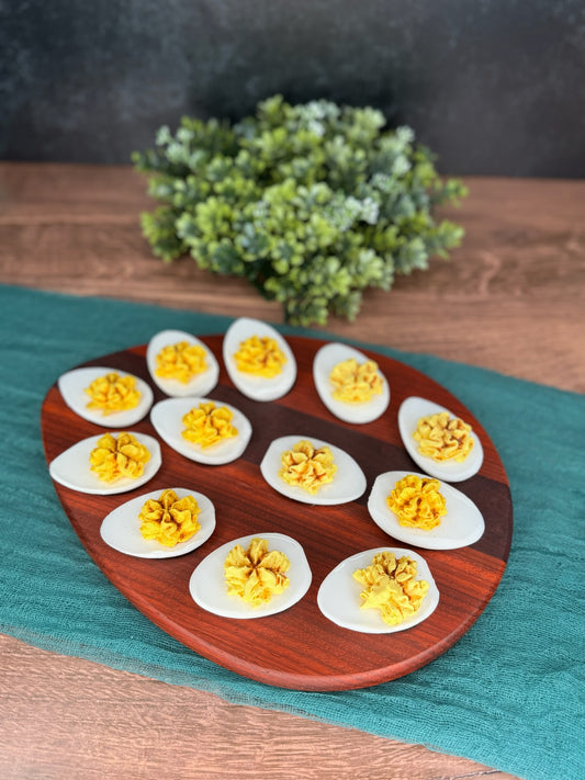 Egg Themed Deviled Egg Board