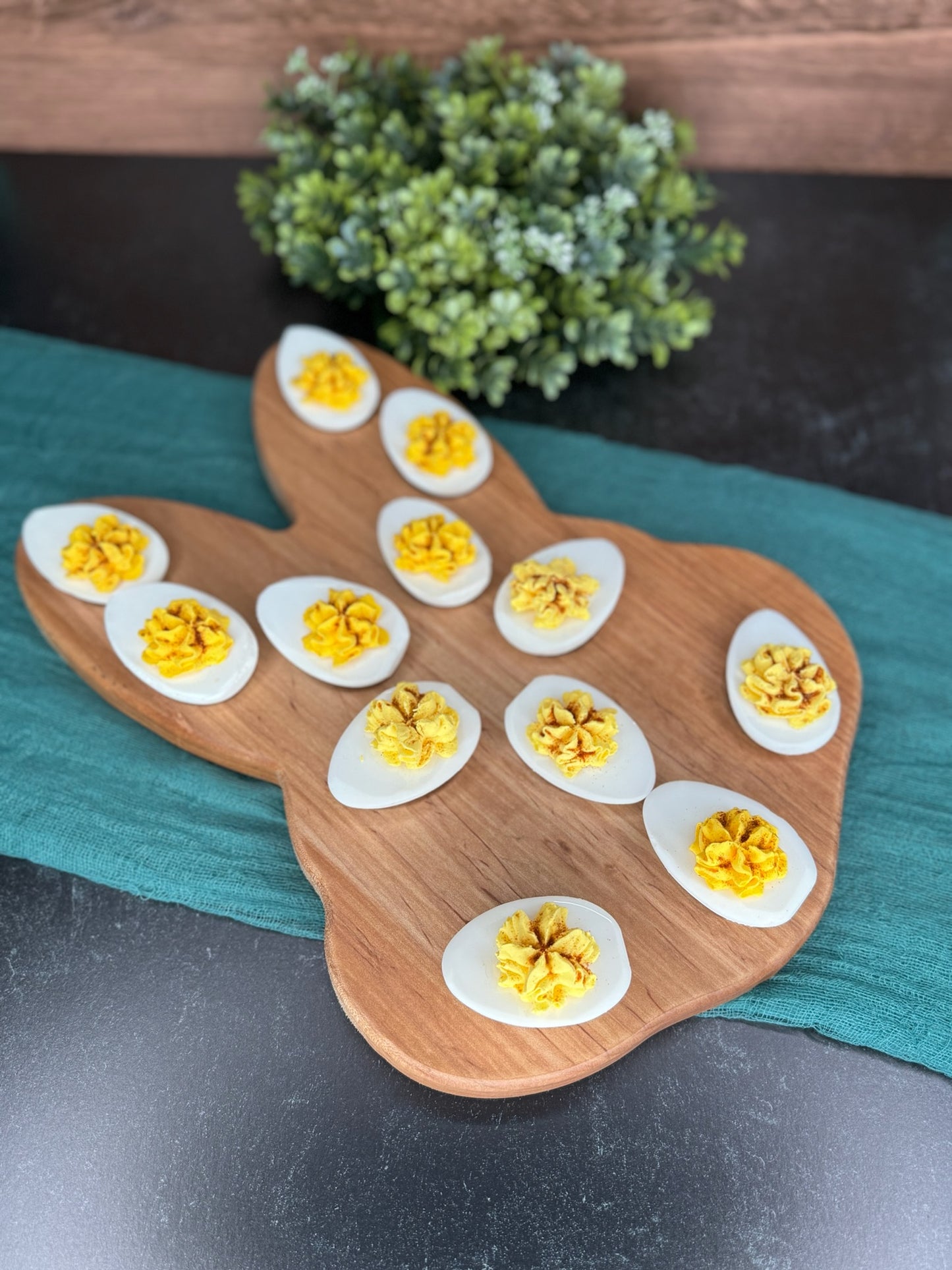 Bunny Themed Deviled Egg Board