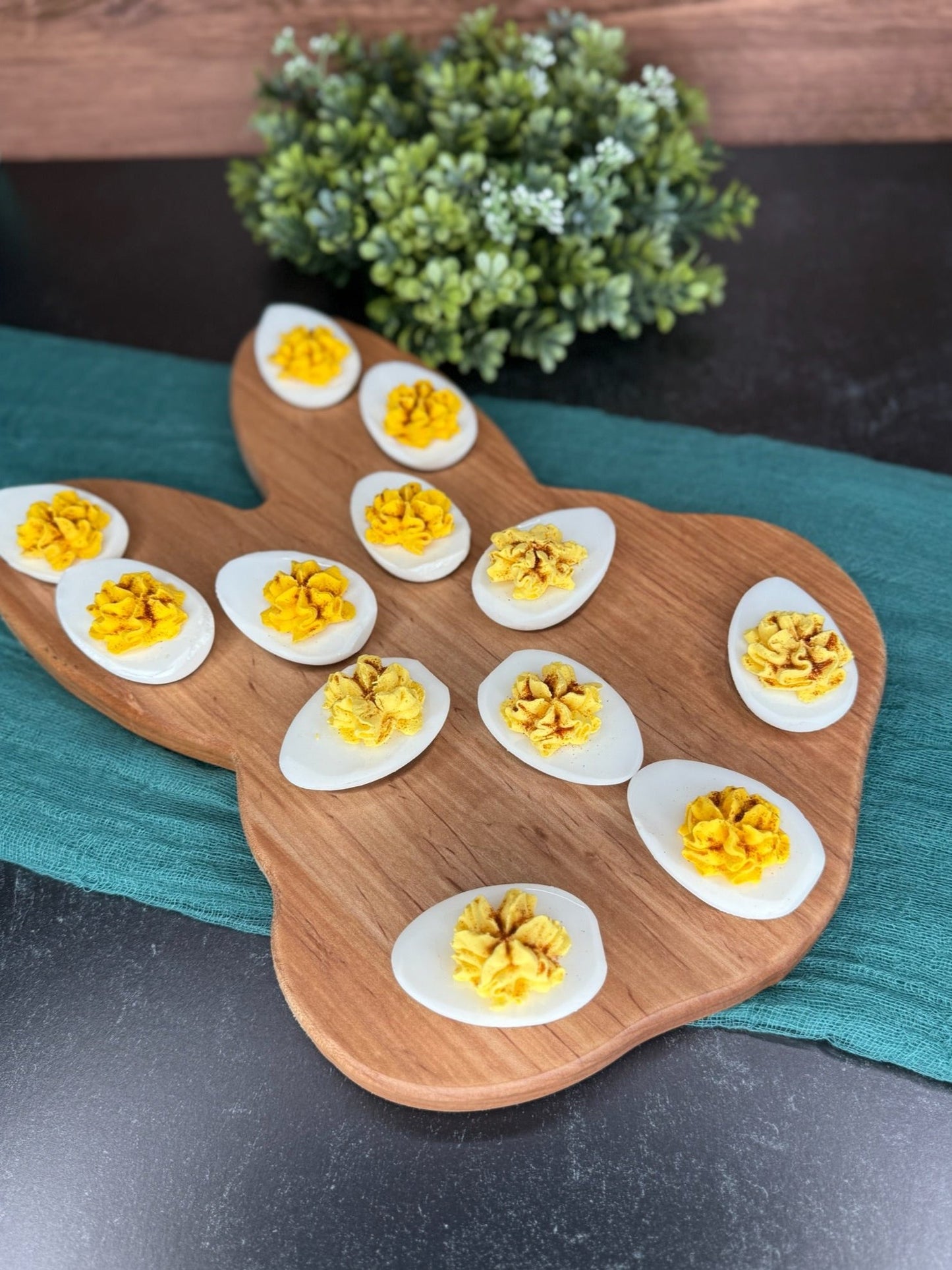 Bunny Themed Deviled Egg Board