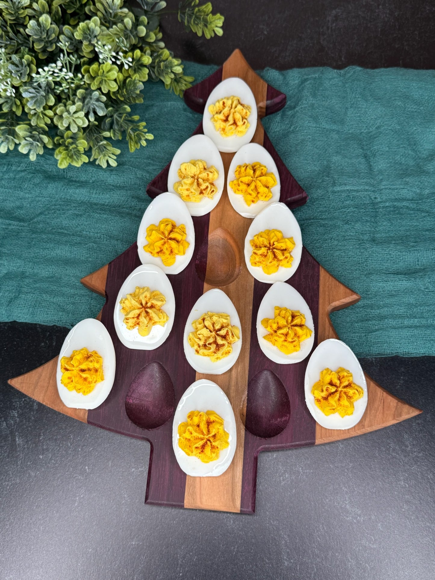 Holiday Tree Deviled Egg Tray