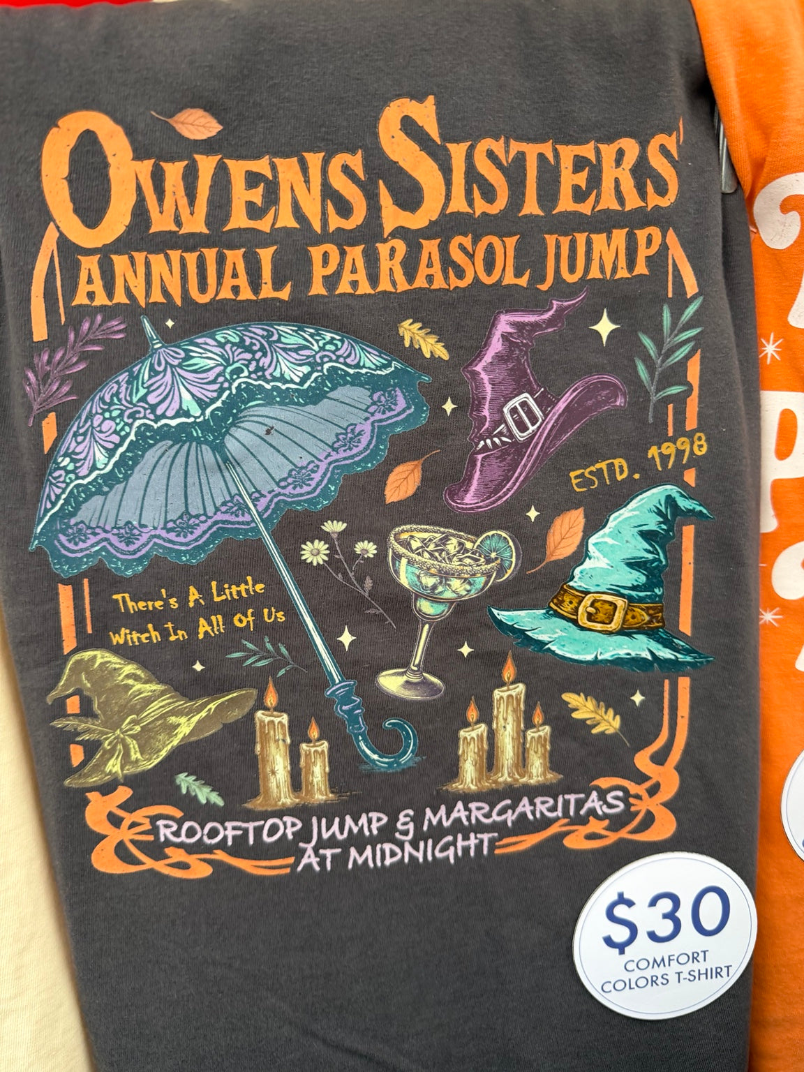 Owens Sisters Parasol Jump Tee Comfort Colors graphic t-shirt