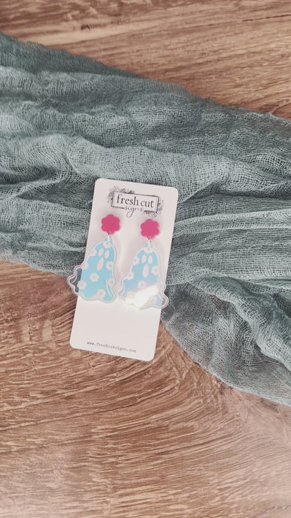 Groovy Ghost Earrings