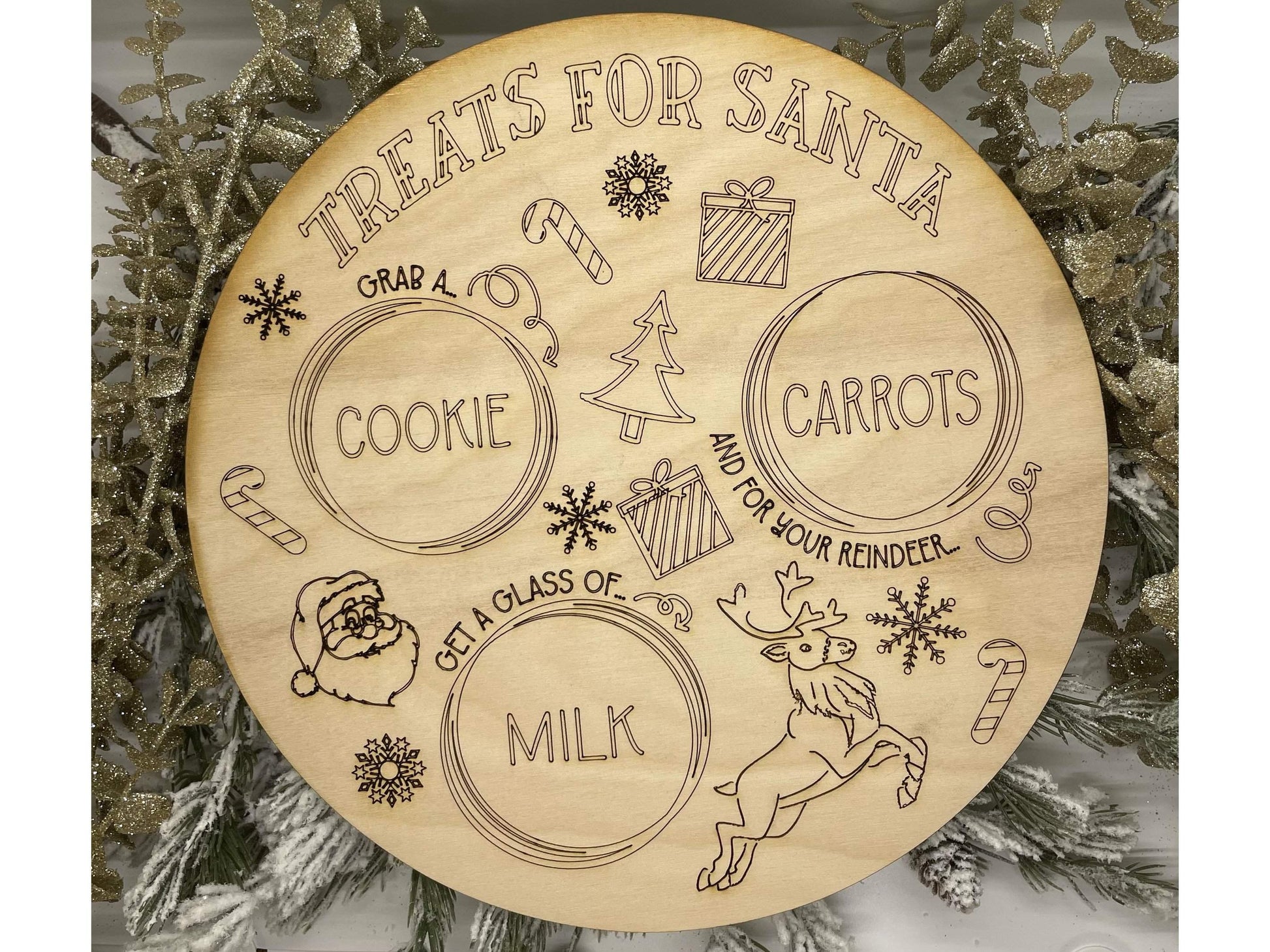 Santa Tray-Fresh Cut Signs-